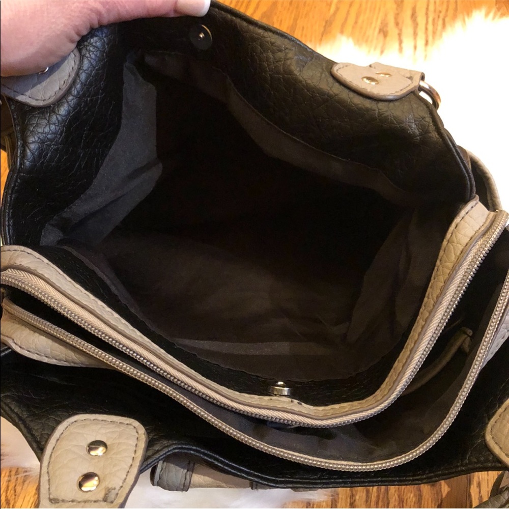 NWT Rosetti ~ Black & Gray Shoulder Bag Purse - Picture 3 of 8